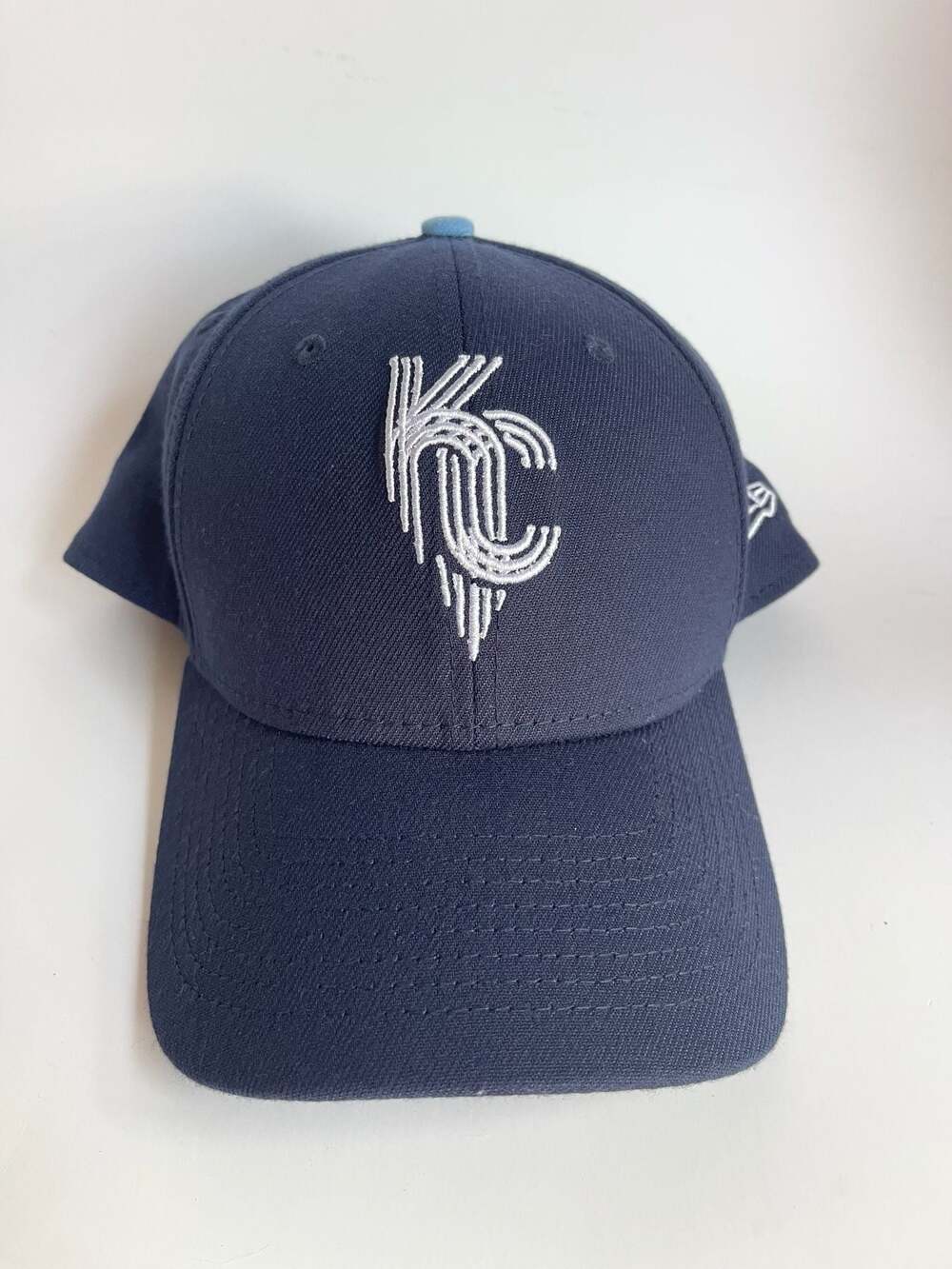 New Era Kansas City Royals City Connect 39THIRTY Stretch Fit Hat Small/Medium Na